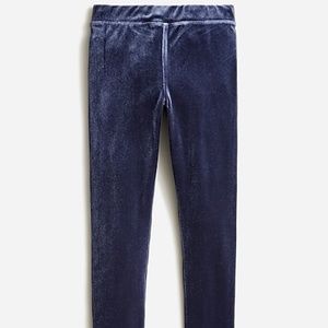 J Crew Girls' everyday leggings in velvet~EUC!